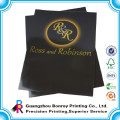 Logo gold stamping a4 office soft cover file folder